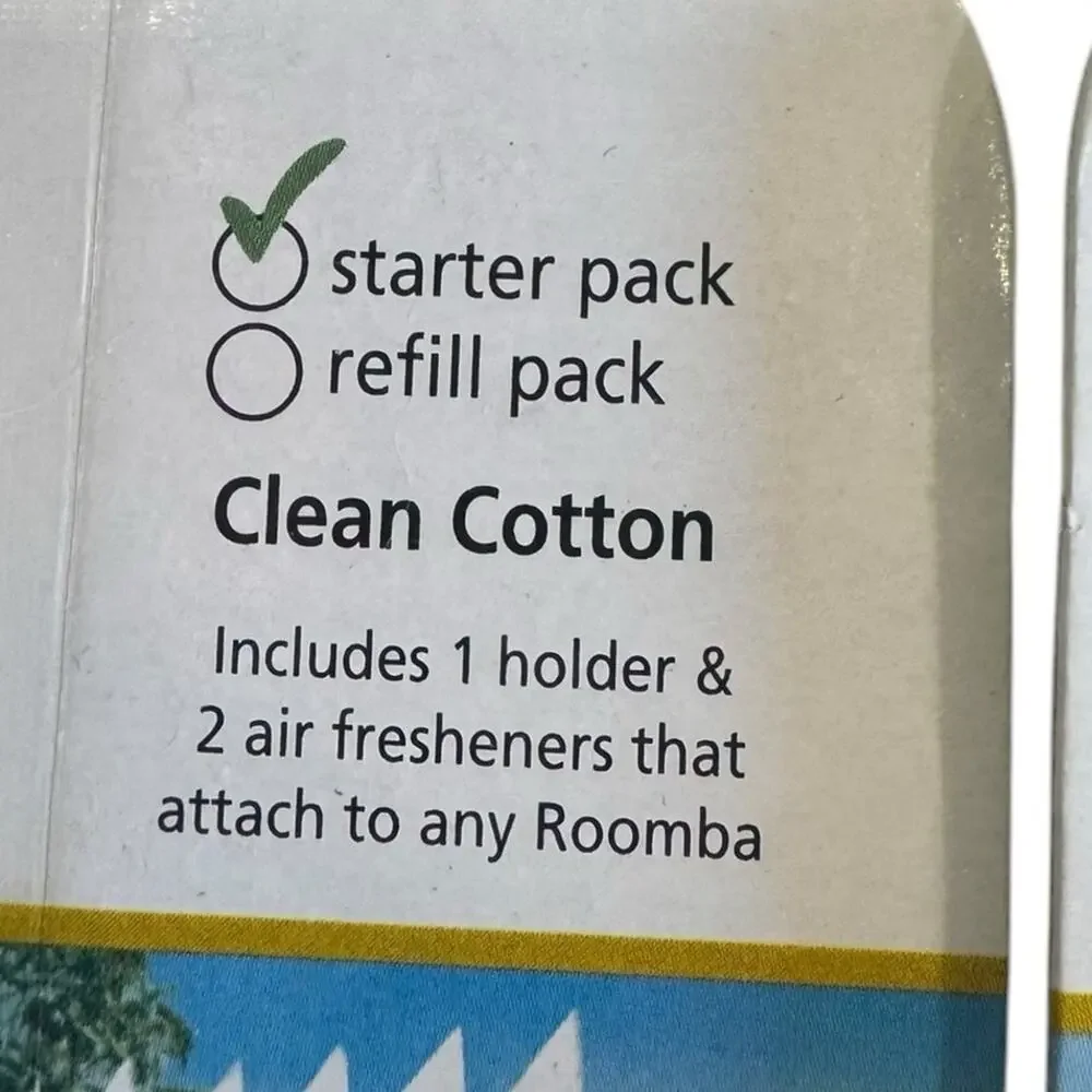 Yankee Candle ScentPlug Clean Cotton Starter Kit 5 Refills Air Freshener NEW